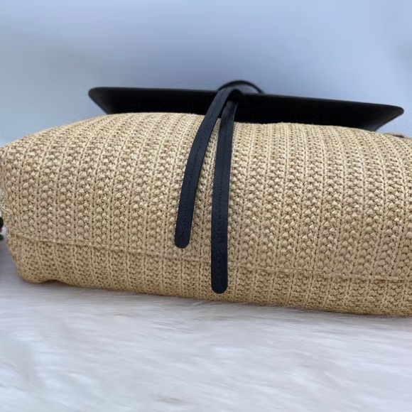 Mansur Gavriel Black and Tan Shoulder Bag - Picture 3 of 4